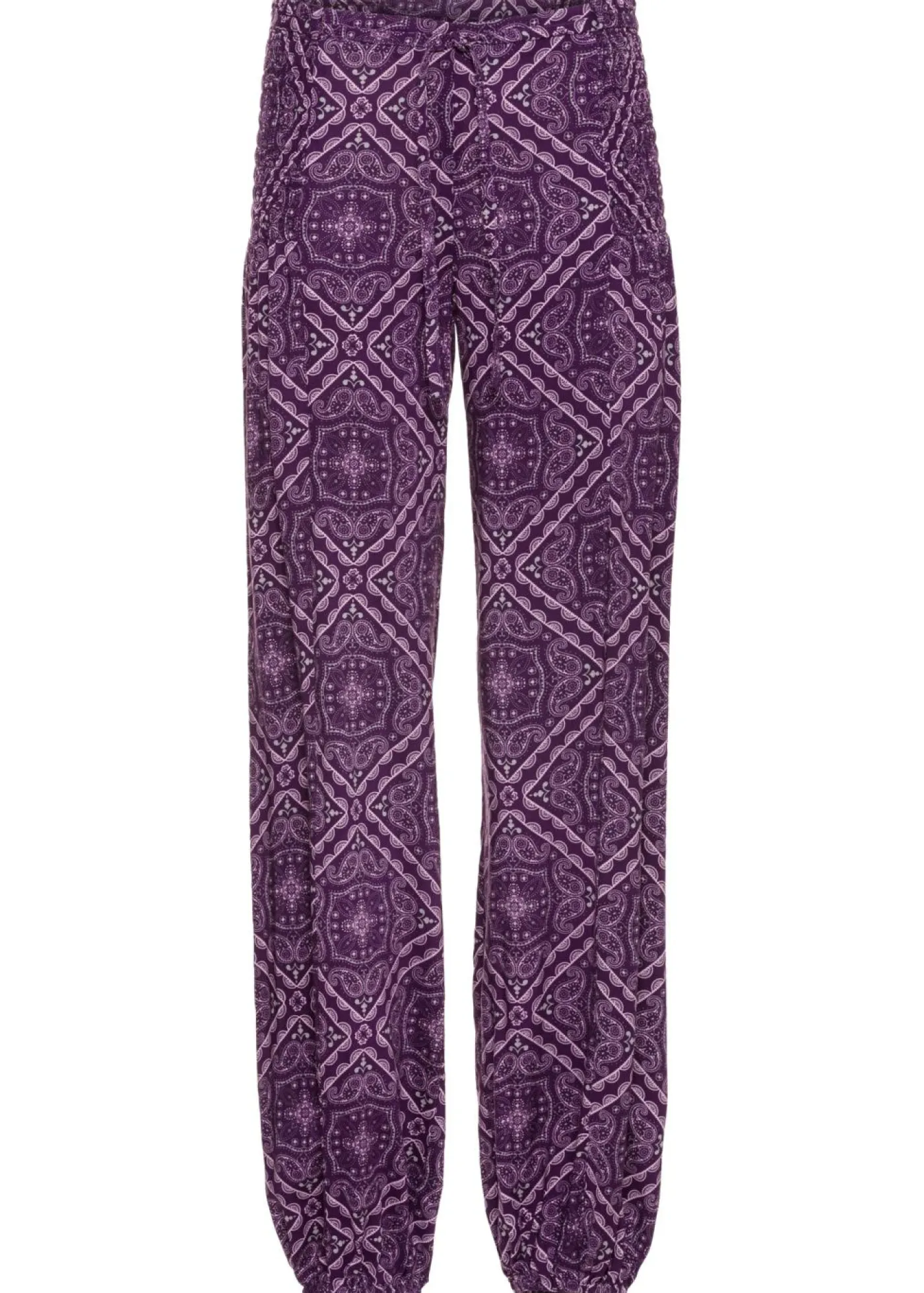 Discount Pantalón sin cierre de viscosa fluida Mujer Pantalones