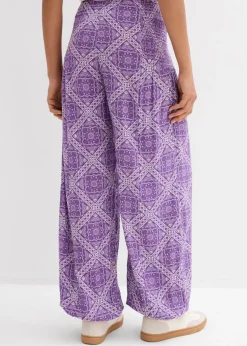 Discount Pantalón sin cierre de viscosa fluida Mujer Pantalones