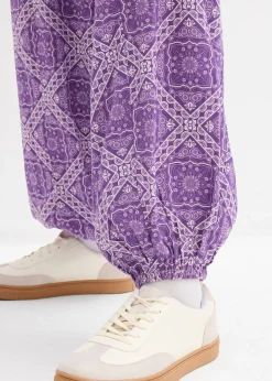 Discount Pantalón sin cierre de viscosa fluida Mujer Pantalones