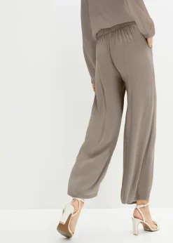 Clearance Pantalón sin cierre de viscosa Mujer Pantalones|Tallas Pequeñas