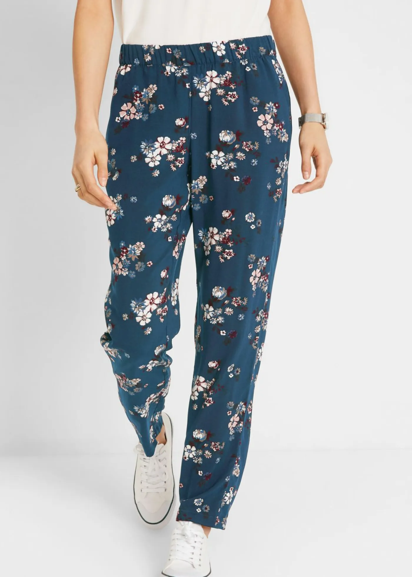 New Pantalón sin cierre de viscosa sostenible Mujer Pantalones