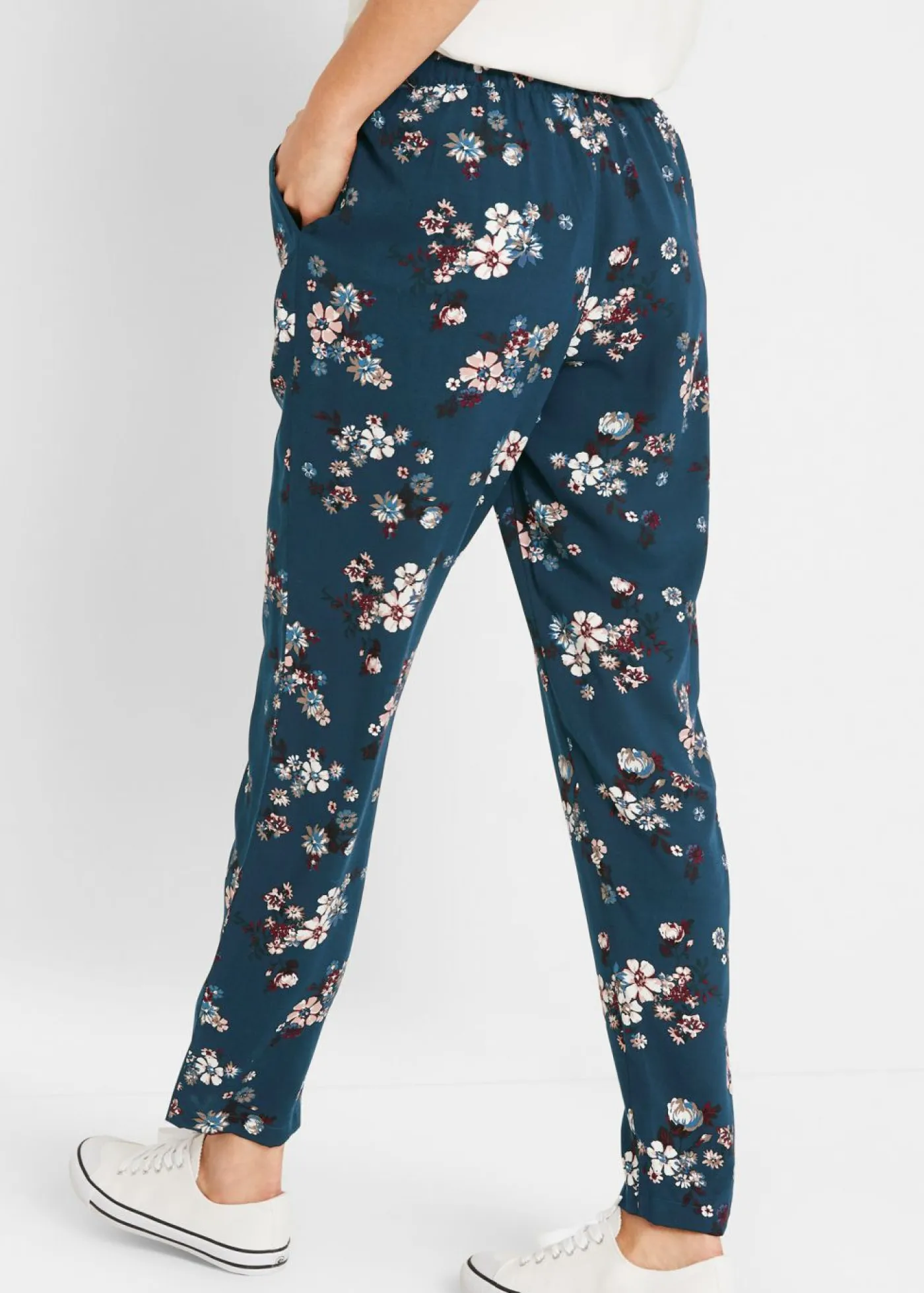New Pantalón sin cierre de viscosa sostenible Mujer Pantalones