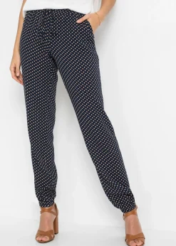 Best Pantalón sin cierre de viscosa pura Mujer Pantalones