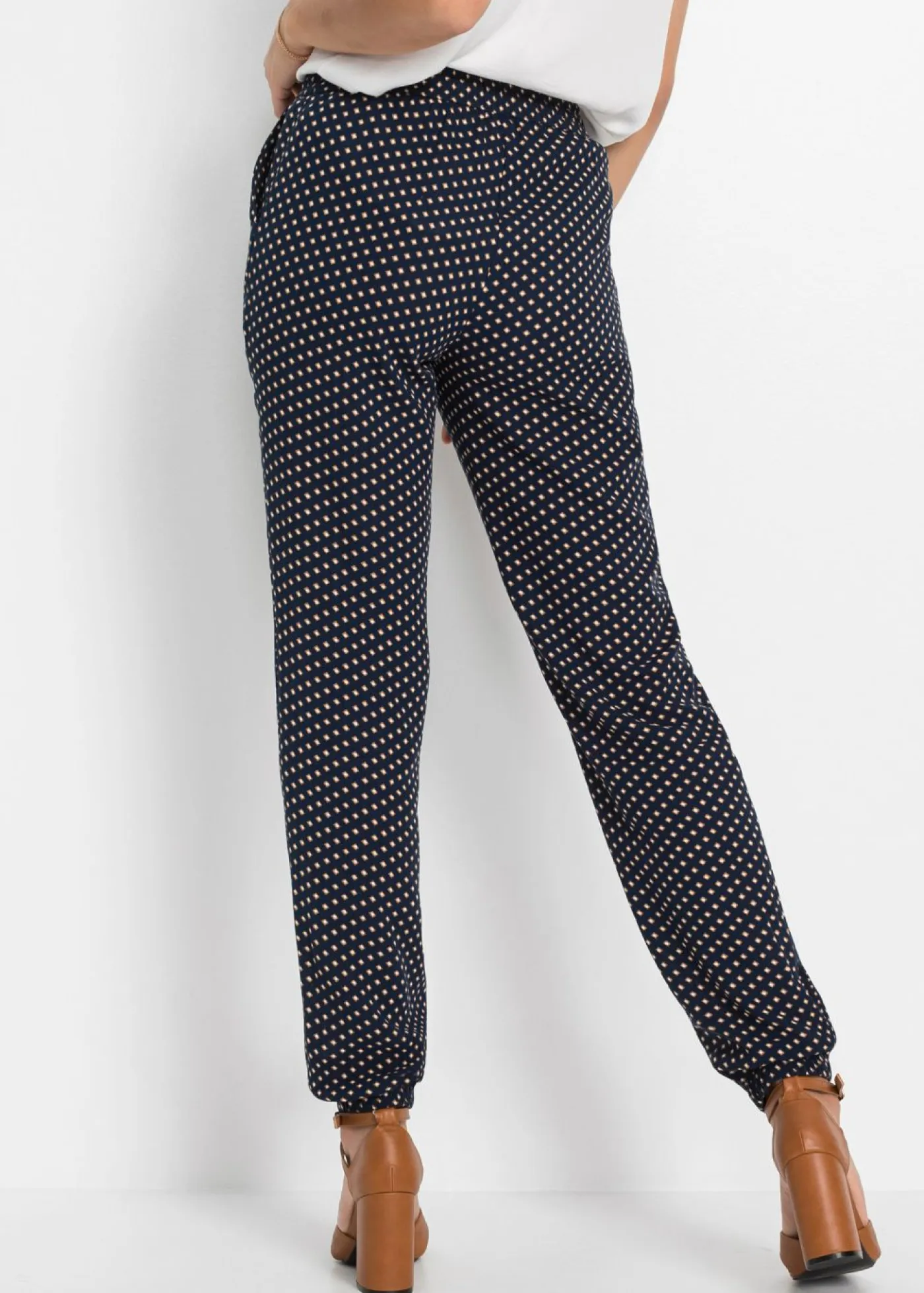 Best Pantalón sin cierre de viscosa pura Mujer Pantalones