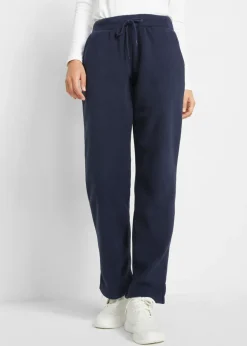 Pantalón sin cierre en tejido polar Mujer Ropa Cómoda|Pantalones