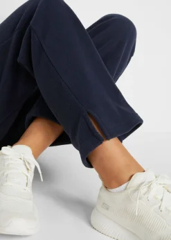 Pantalón sin cierre en tejido polar Mujer Ropa Cómoda|Pantalones