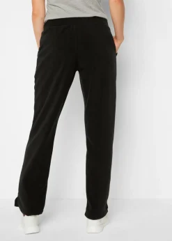 Online Pantalón sin cierre en tejido polar Mujer Ropa Cómoda|Pantalones