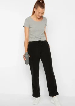 Online Pantalón sin cierre en tejido polar Mujer Ropa Cómoda|Pantalones