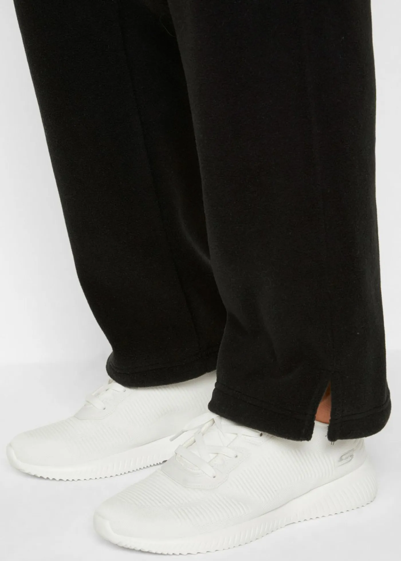 Online Pantalón sin cierre en tejido polar Mujer Ropa Cómoda|Pantalones