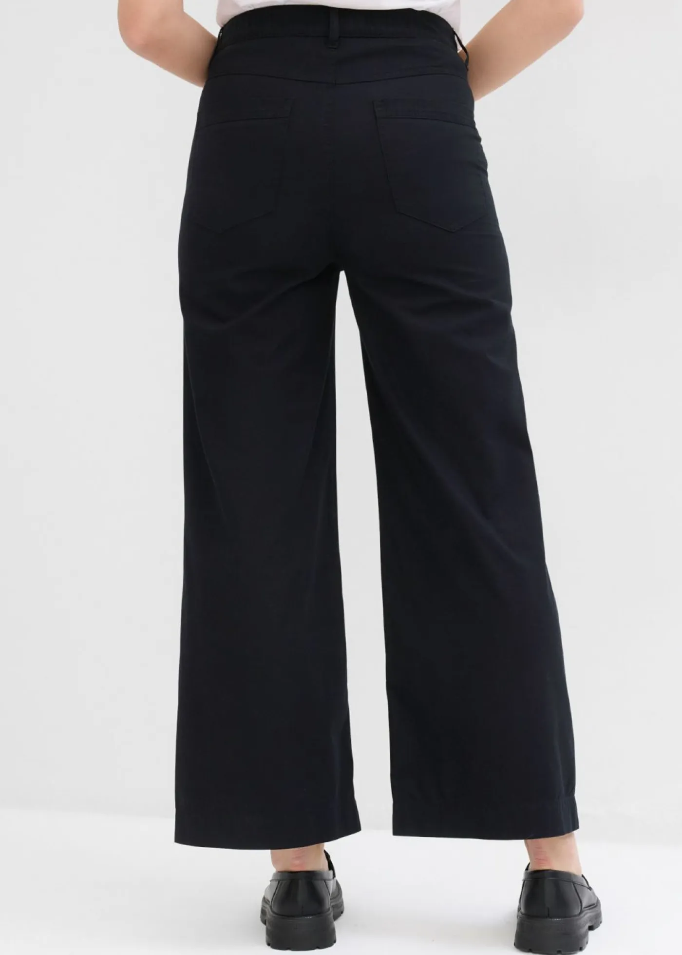 Sale Pantalón tobillero de algodón puro Mujer Pantalones