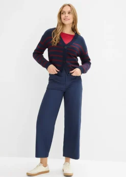 Clearance Pantalón tobillero de algodón puro Mujer Pantalones
