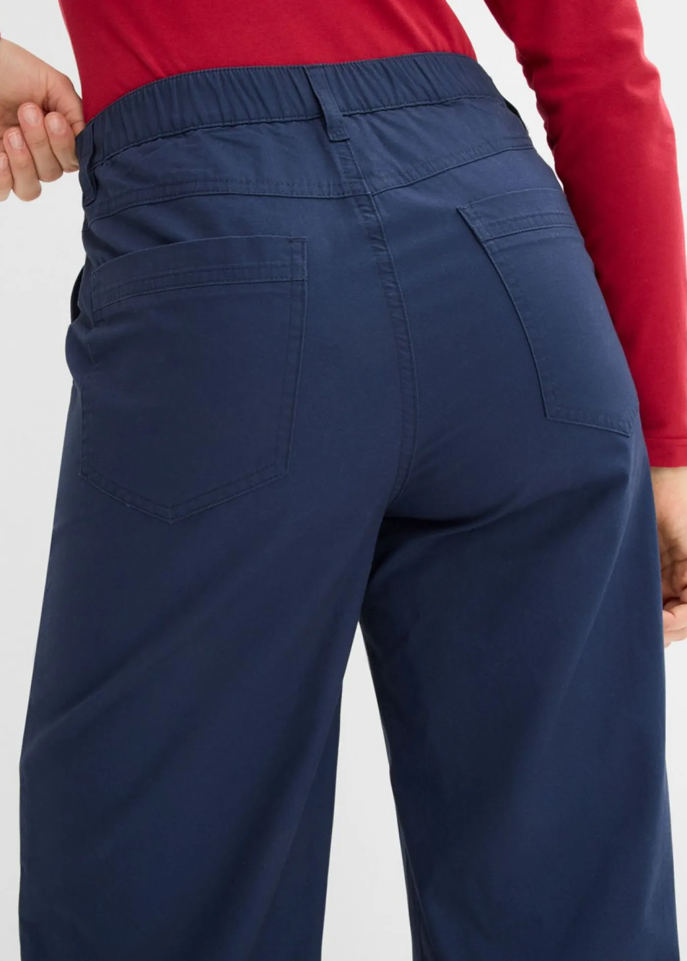 Clearance Pantalón tobillero de algodón puro Mujer Pantalones