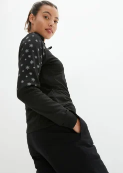 New Pantalón térmico con forro polar, cintura cómoda, material impermeable y corte recto Mujer Ropa Térmica|Ropa Para El Aire Libre