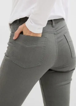 Clearance Pantalones acortados de sarga Mujer Pantalones