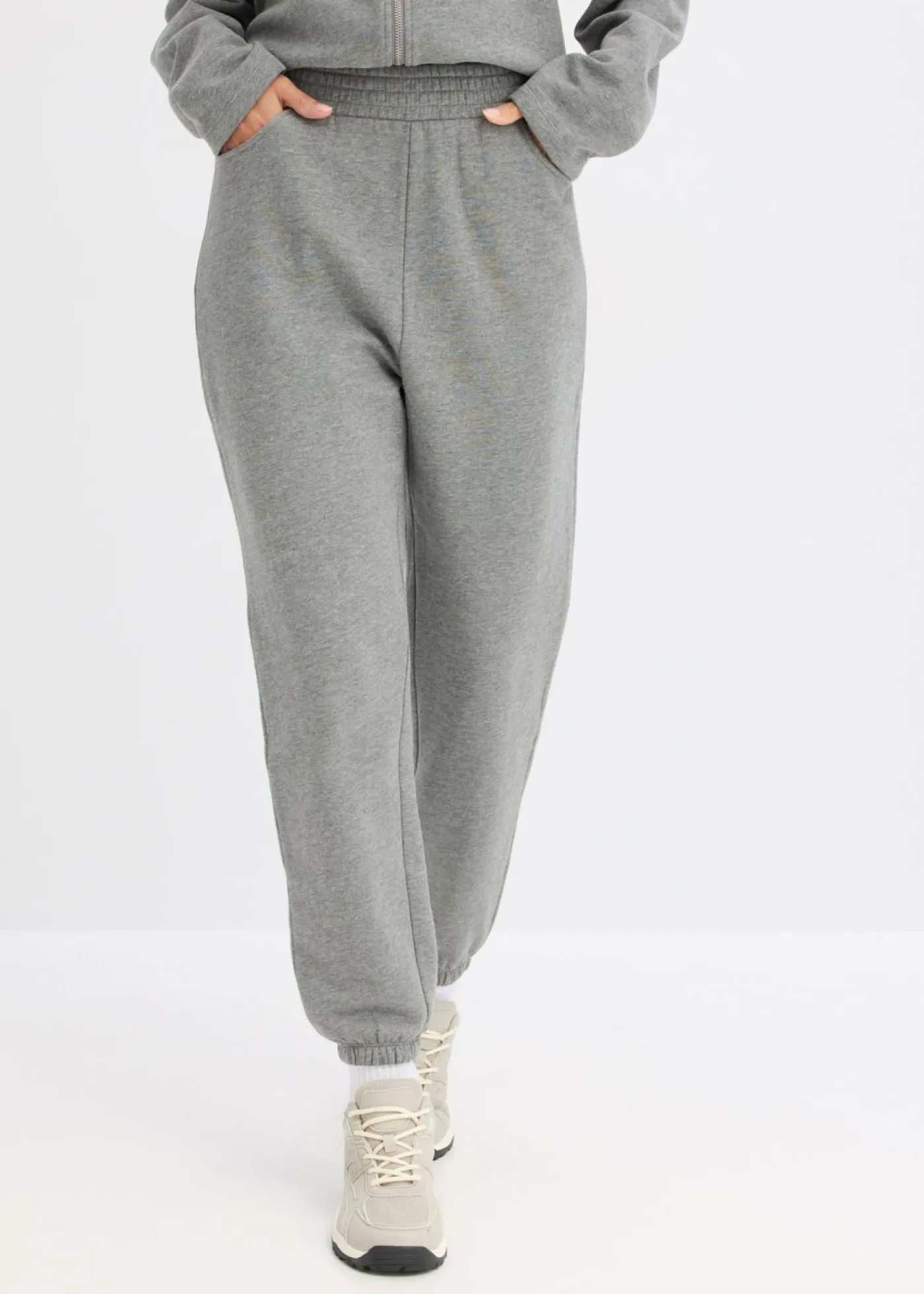 Online Pantalones de chándal con entrepierna extra ancha de algodón orgánico puro Mujer Básicos|Ropa Cómoda