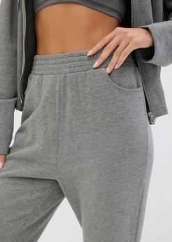 Online Pantalones de chándal con entrepierna extra ancha de algodón orgánico puro Mujer Básicos|Ropa Cómoda