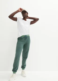 Pantalones de chándal de mezcla de algodón (2 unidades) Mujer Ropa Cómoda|Pantalones