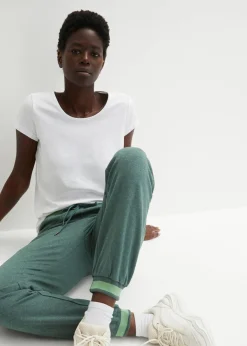 Pantalones de chándal de mezcla de algodón (2 unidades) Mujer Ropa Cómoda|Pantalones