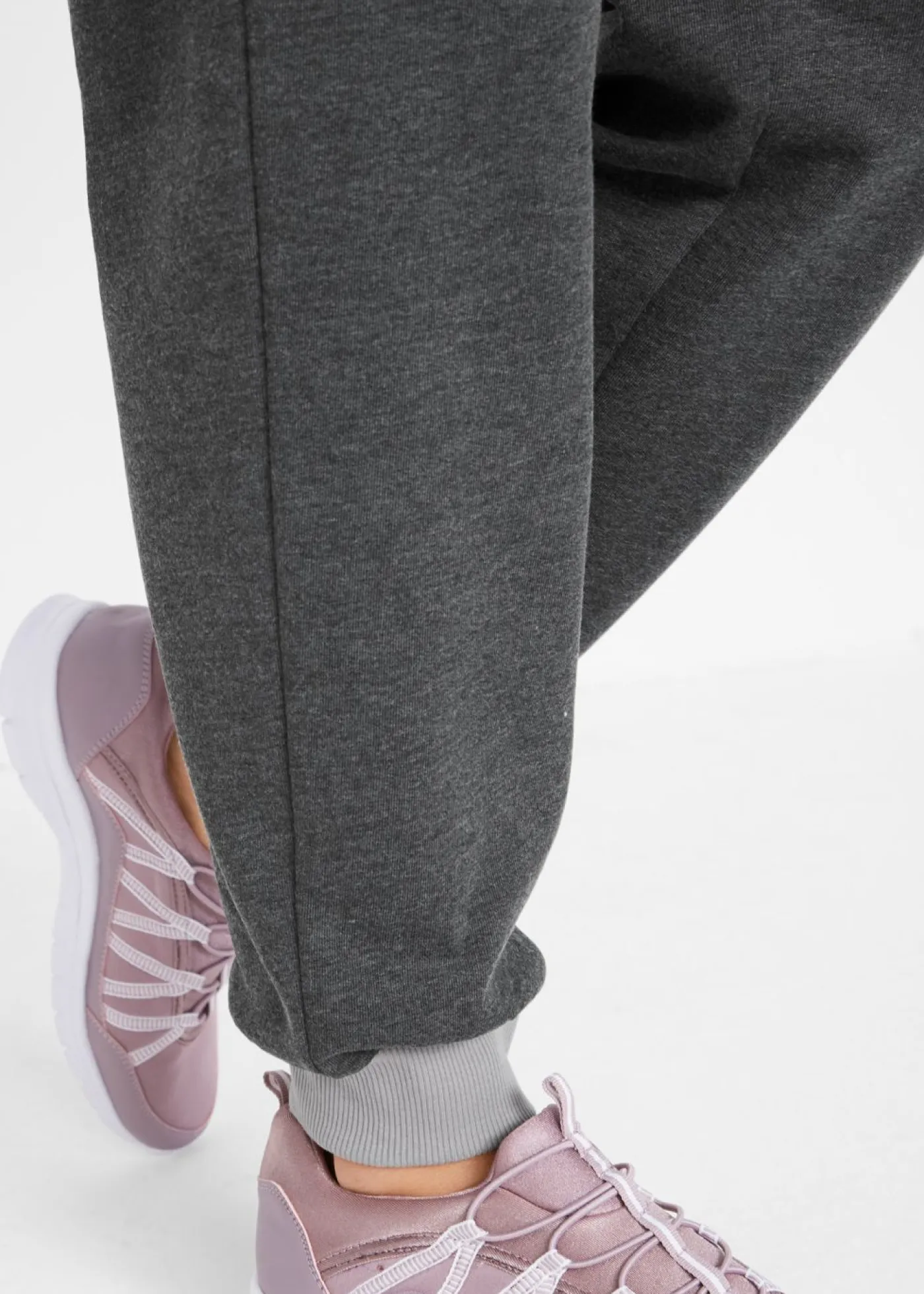Pantalones deportivos con cintura en contraste Mujer Ropa Cómoda|Pantalones