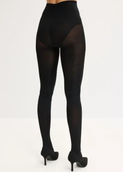 Discount Pantis moldeadores opacos de 80 den con control de abdomen y cinturilla cómoda Mujer Medias, Panties Y Calcetines