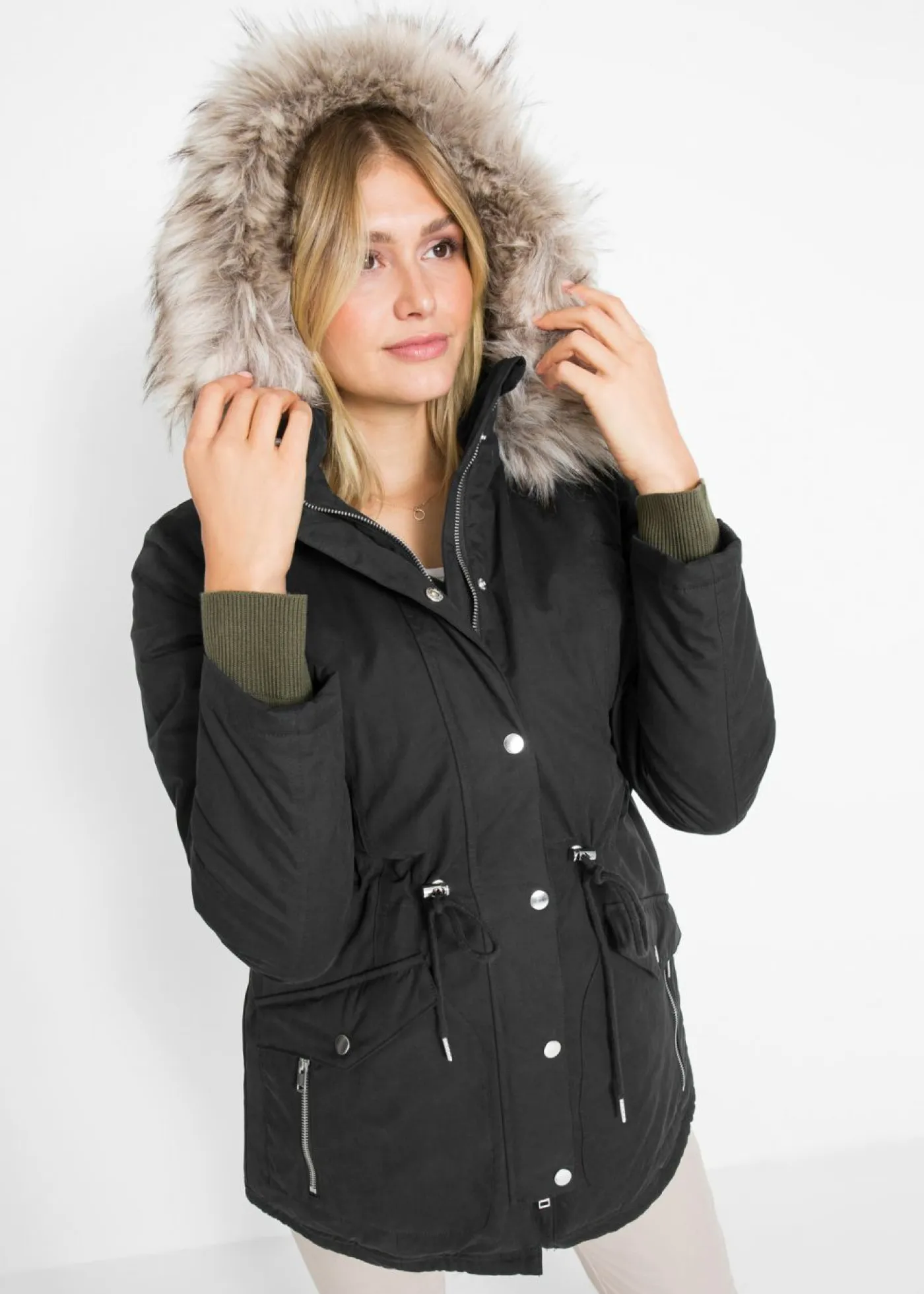 Parka cálida, forrada Mujer Chaquetas Y Abrigos