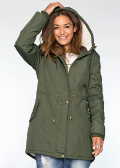 Online Parka con forro polar Mujer Chaquetas Y Abrigos