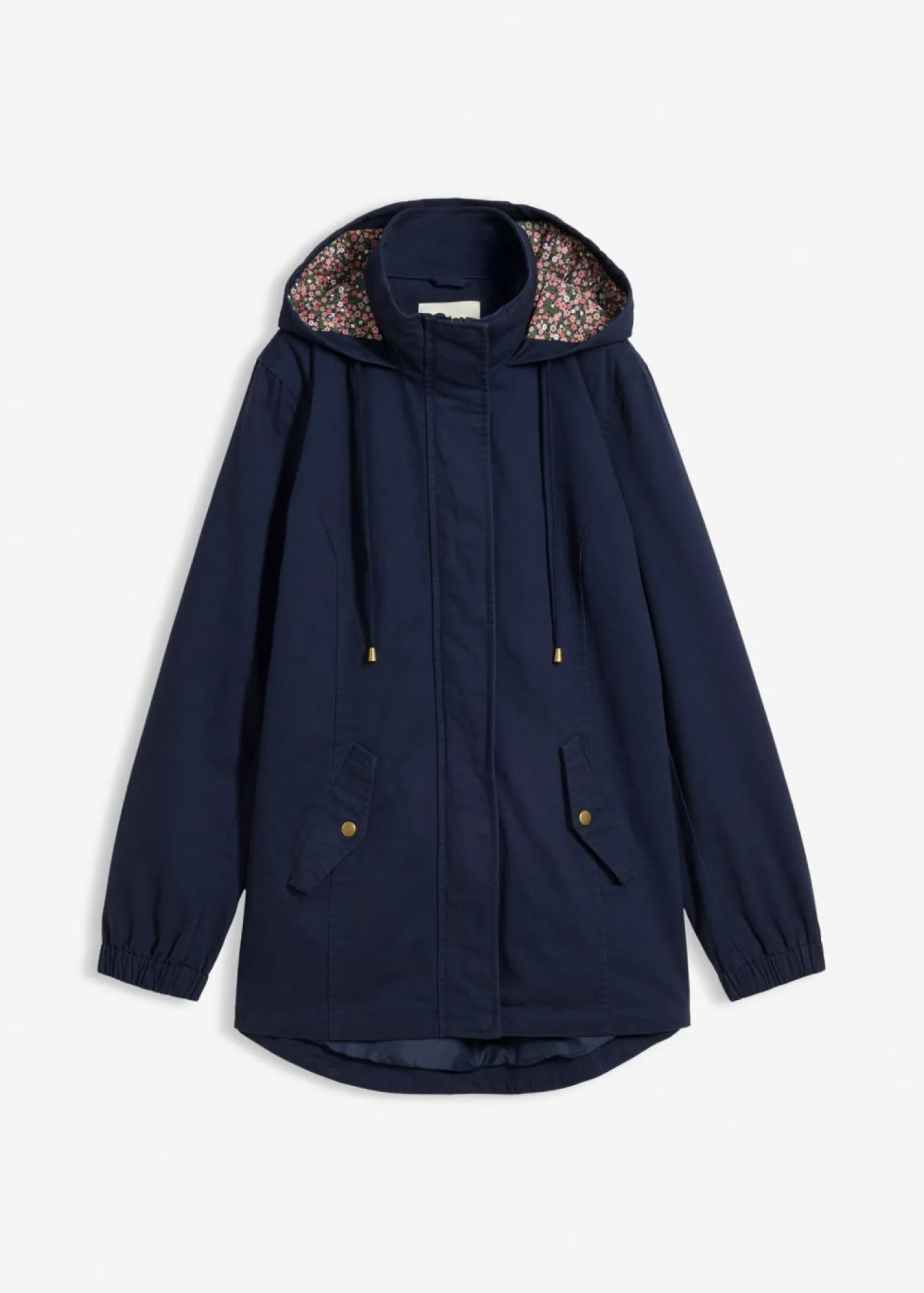 Clearance Parka de entretiempo de algodón con capucha estampada Mujer Chaquetas Y Abrigos|Novedades