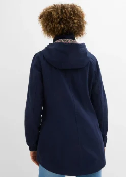 Clearance Parka de entretiempo de algodón con capucha estampada Mujer Chaquetas Y Abrigos|Novedades