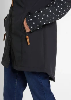 Best Parka funcional de softshell con forro polar suave Mujer Chaquetas Y Abrigos
