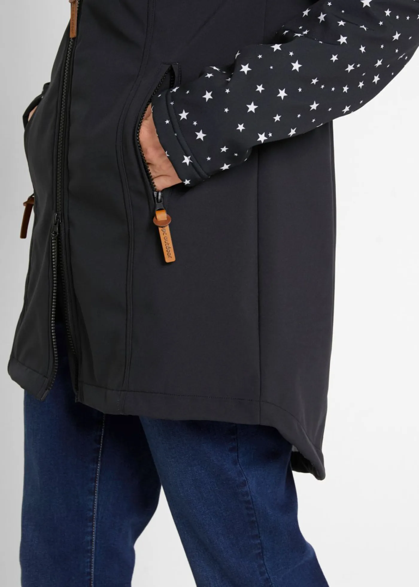 Best Parka funcional de softshell con forro polar suave Mujer Chaquetas Y Abrigos
