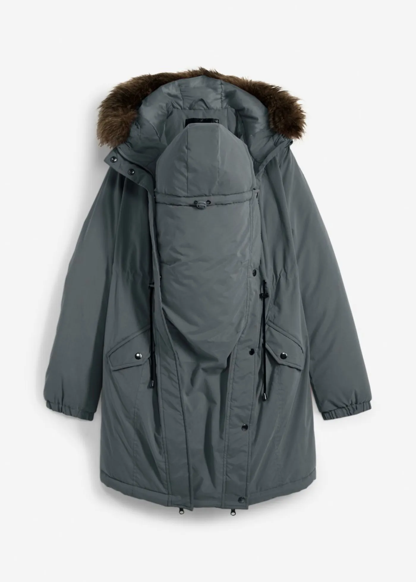 Hot Parka premamá 3 en 1 con inserto de porteo Mujer Premamá
