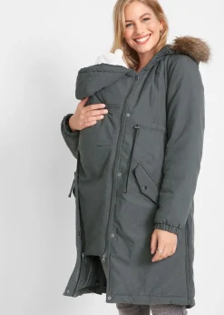 Hot Parka premamá 3 en 1 con inserto de porteo Mujer Premamá