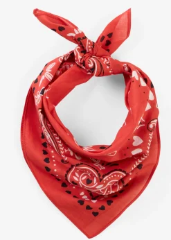 Online Pañuelo con estampado de corazones Mujer Bufandas Y Pañuelos