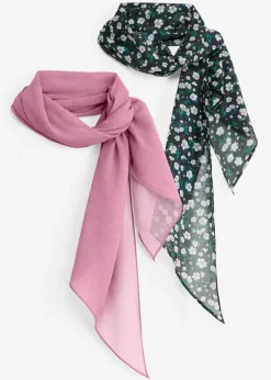 Online Pañuelo (2 unidades) con diseño de flores Mujer Bufandas Y Pañuelos|Novedades