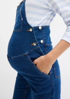 Discount Peto premamá con cintura ajustable, pierna recta Mujer Premamá