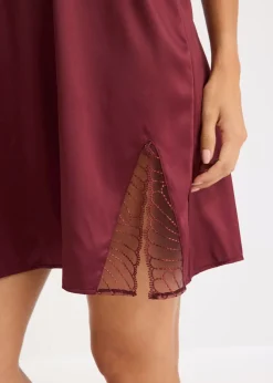 Outlet Picardías de satén con bordado elegante Mujer Corsés|Lencería