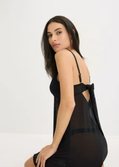 Best Picardías sin aros con encaje de corazones Mujer Corsés|Lencería