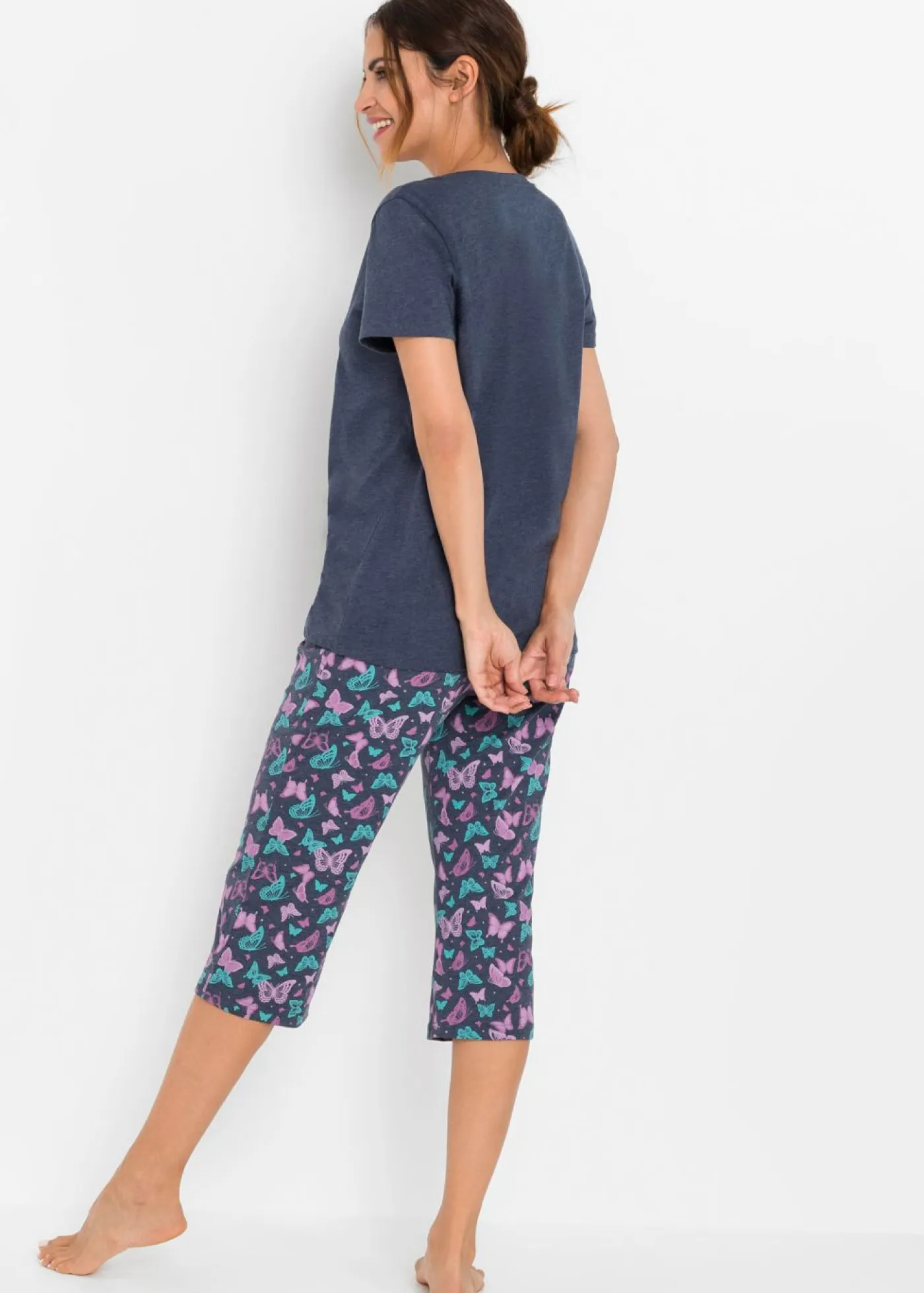 Hot Pijama capri Mujer Ropa Para Dormir