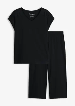Online Pijama capri con culotte ancho Mujer Ropa Para Dormir