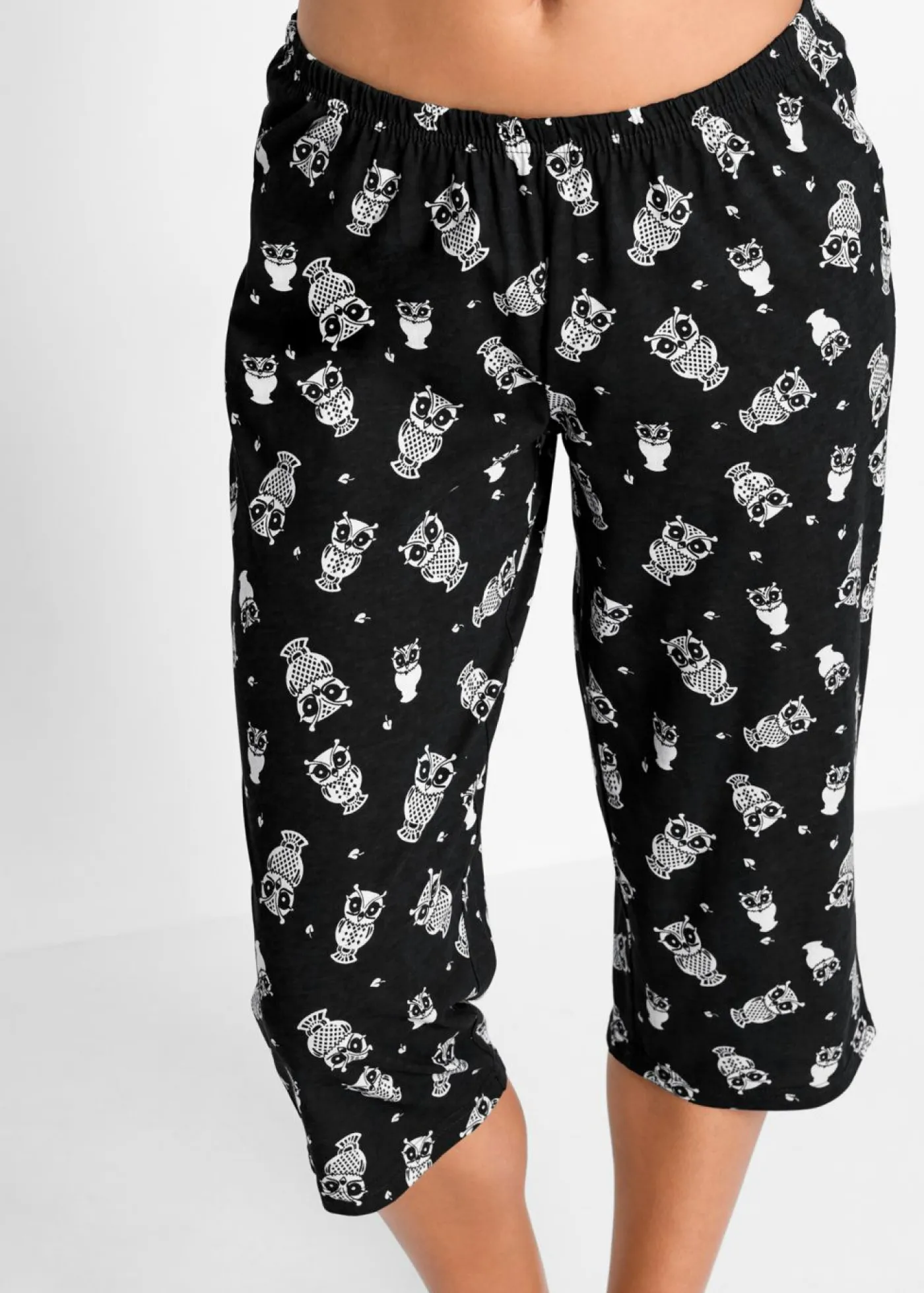 Hot Pijama capri con mangas cortas Mujer Ropa Para Dormir