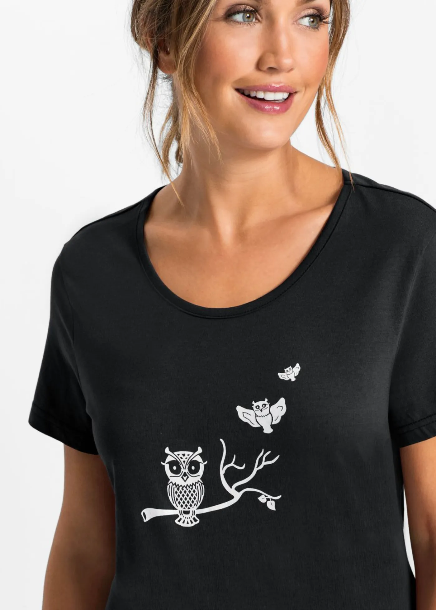 Hot Pijama capri con mangas cortas Mujer Ropa Para Dormir