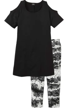Best Pijama capri con mangas cortas Mujer Ropa Para Dormir