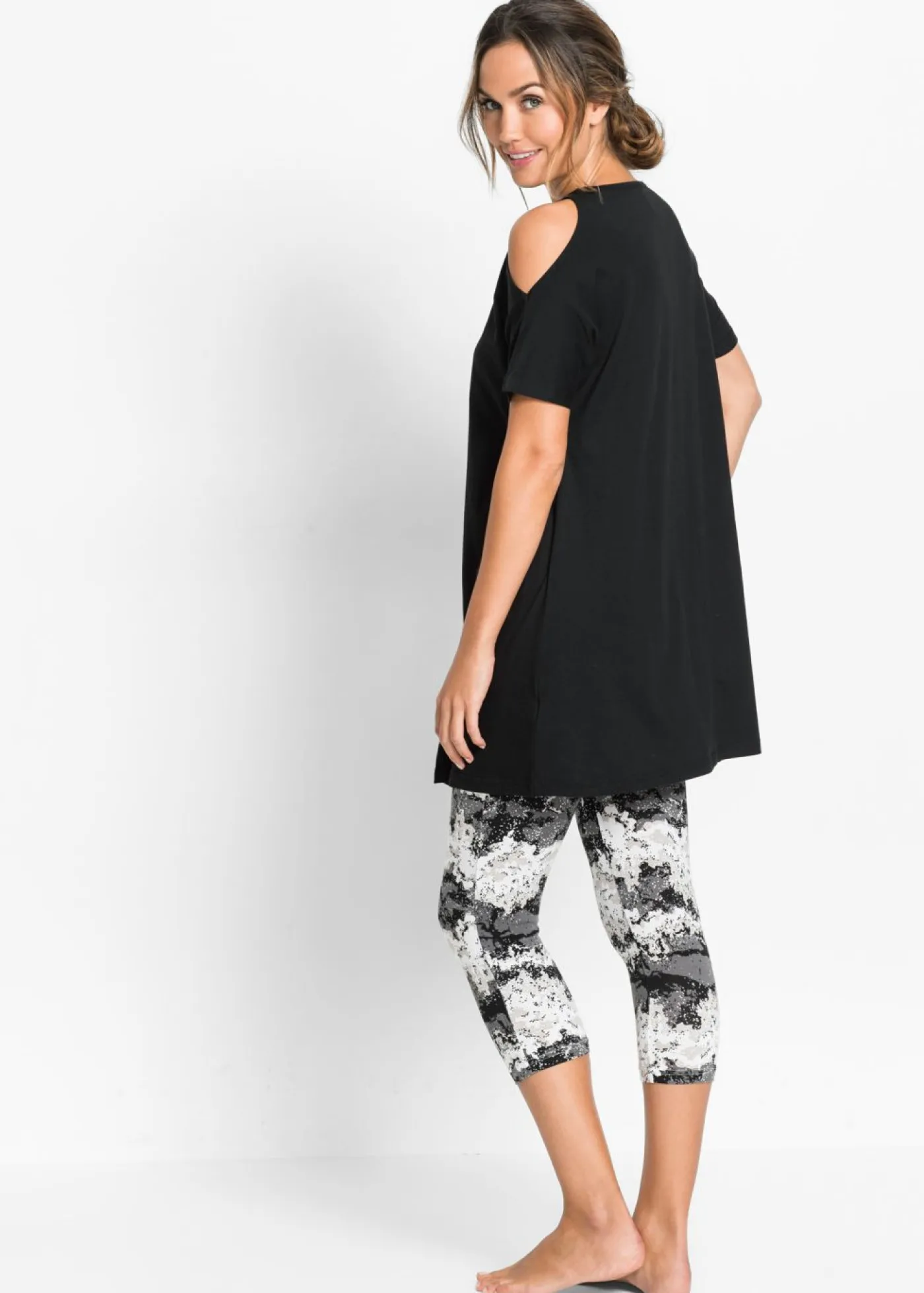 Best Pijama capri con mangas cortas Mujer Ropa Para Dormir