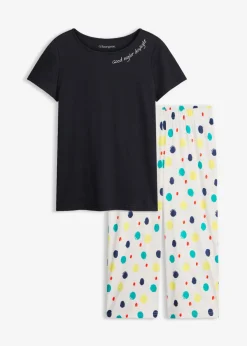 Pijama capri de algodón puro Mujer Ropa Para Dormir|Novedades