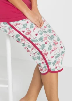 Best Pijama capri de algodón puro Mujer Ropa Para Dormir