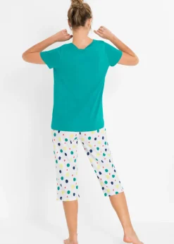 Hot Pijama capri de algodón puro Mujer Ropa Para Dormir|Novedades