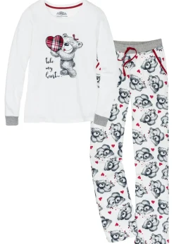 New Pijama con aplicación de franela Mujer Ropa Para Dormir