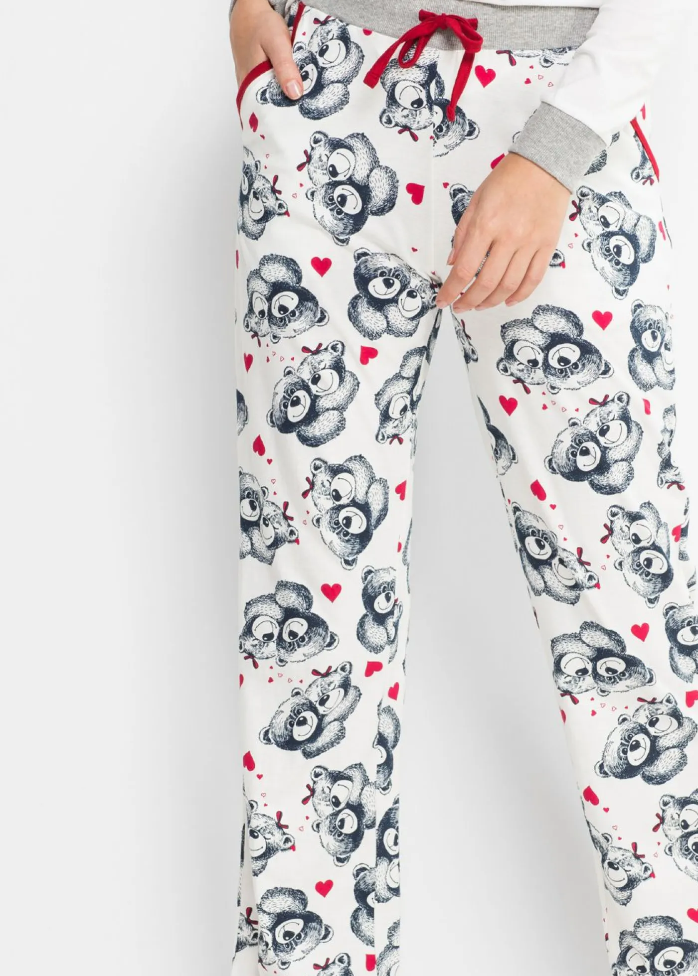 New Pijama con aplicación de franela Mujer Ropa Para Dormir