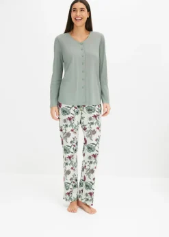 Discount Pijama con botones Mujer Ropa Para Dormir