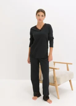 Sale Pijama con encaje delicado Mujer Ropa Para Dormir